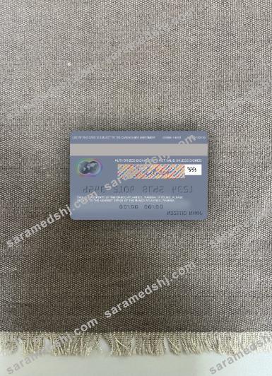 Namibia Banco Atlantico mastercard photolook back